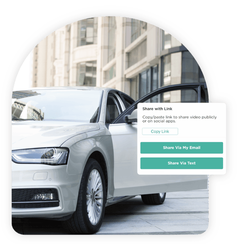 Person recording video of car using OneDay mobile application Person recording video of car using OneDay mobile application